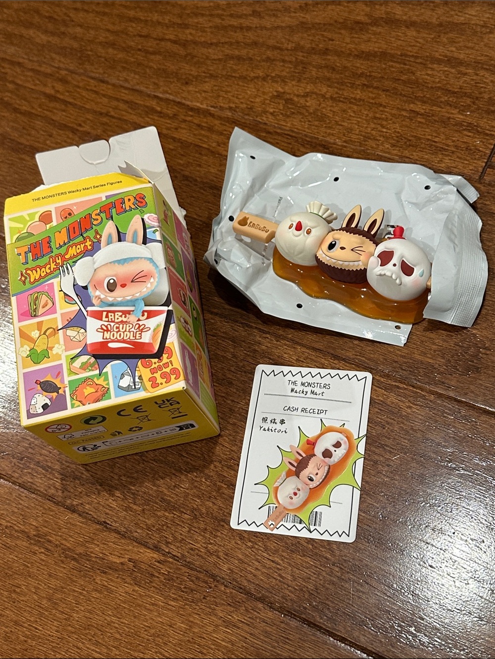 Pop Mart The Monsters Wacky Mart yakatori Blind Box Series Labubu